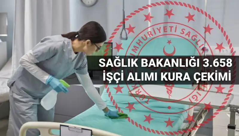 2025 Sağlık Bakanlığı 3.658 İşçi Alımı Kura Takvimi Belli Oldu!