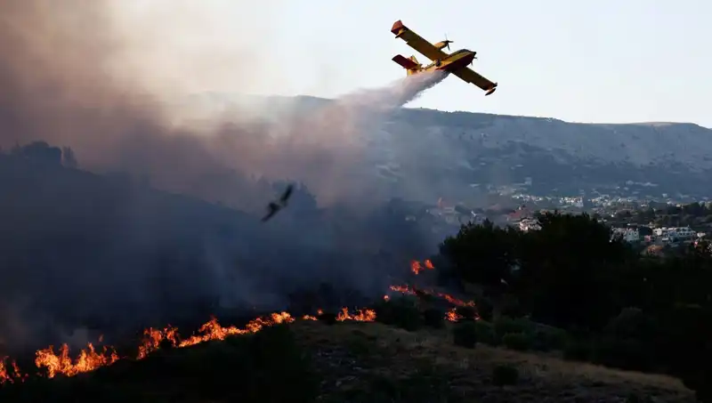 Sakız Adası'ndaki Orman Yangını Kontrol Altında: Doğa Yeniden Nefes Alıyor