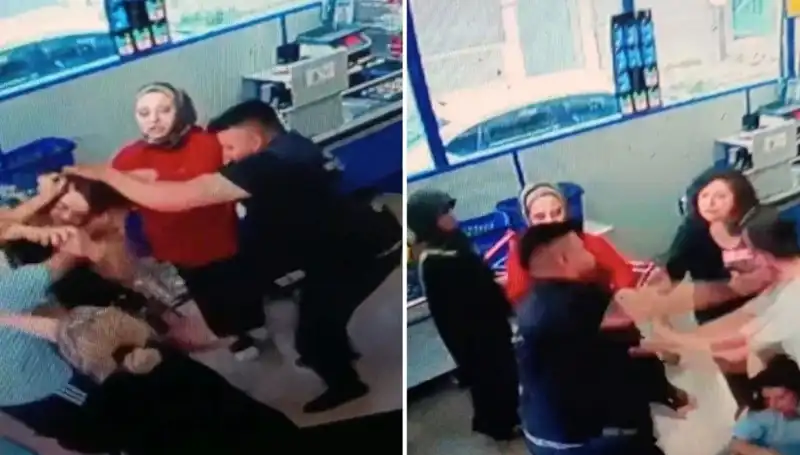 Marketin İçinde İfşa Olan Şiddet Olayı Şok Etti