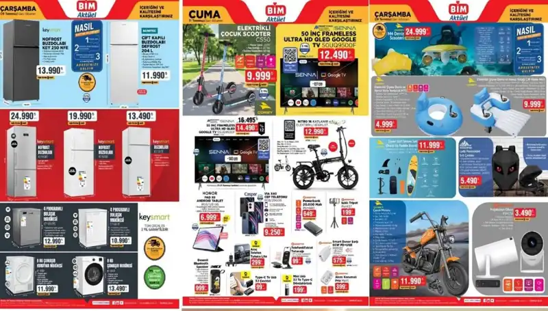 BİM 8-11 Temmuz Aktüel Kataloğu ile Ev Eşyalarında İndirim Fırtınası!