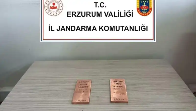 Yüksek Teknolojiyle Üretilmiş 2 Kilo Sahte Külçe Altın Ele Geçirildi!