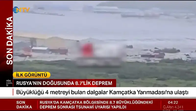 Rusya'nın Kamçatka Kıyılarına Ulaşan Tsunami Dalgaları: Tehlike Sinyalleri