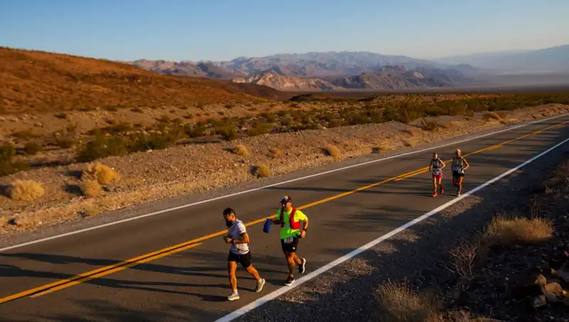 Ölüm Vadisi'nde Zorlu Maratonda Tarihi Rekor Kırıldı