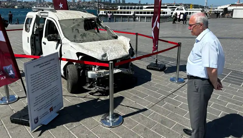 15 Temmuz Darbesinde Tankın Ezdiği Otomobiller, Ziyarete Açıldı