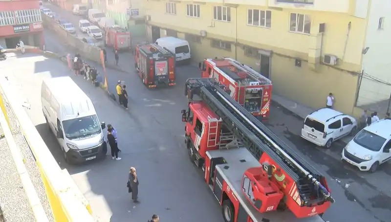 İstanbul'da Tekstil Atölyesinde Meydana Gelen Yangın, Büyük Korkuya Neden Oldu
