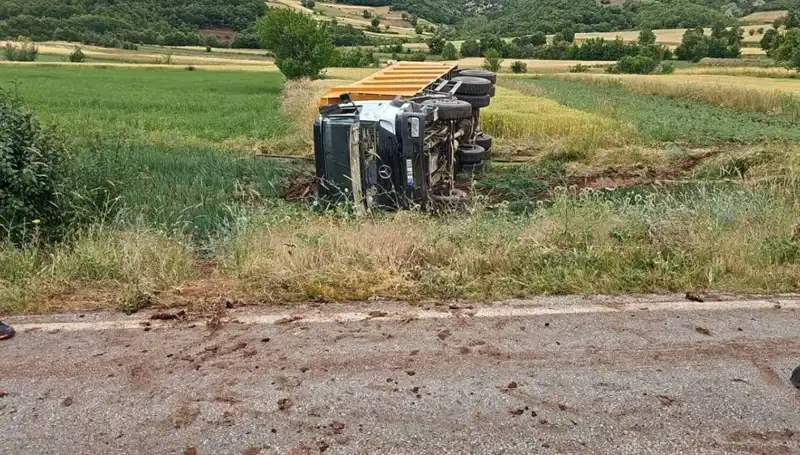 Tokat'ta Devrilen Kamyonda Hayatını Kaybeden Şoförün Acı Hikayesi