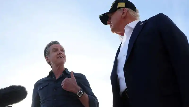 California Valisi, Trump’a Davada Los Angeles'taki Eylemleri Gündeme Getirdi