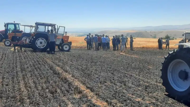 Yozgat'ta Yangın Felaketi: 100 Dönüm Tarım Arazisi Kül Oldu