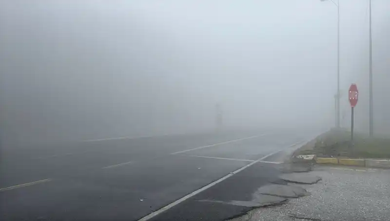 Bolu Dağı'nda Sis Hava Durumunu Olumsuz Etkiliyor